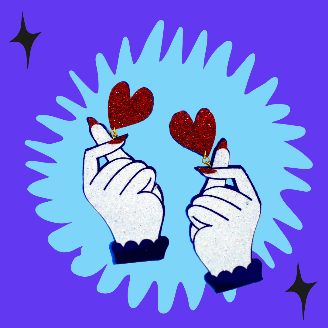 Coeur avec les doigts